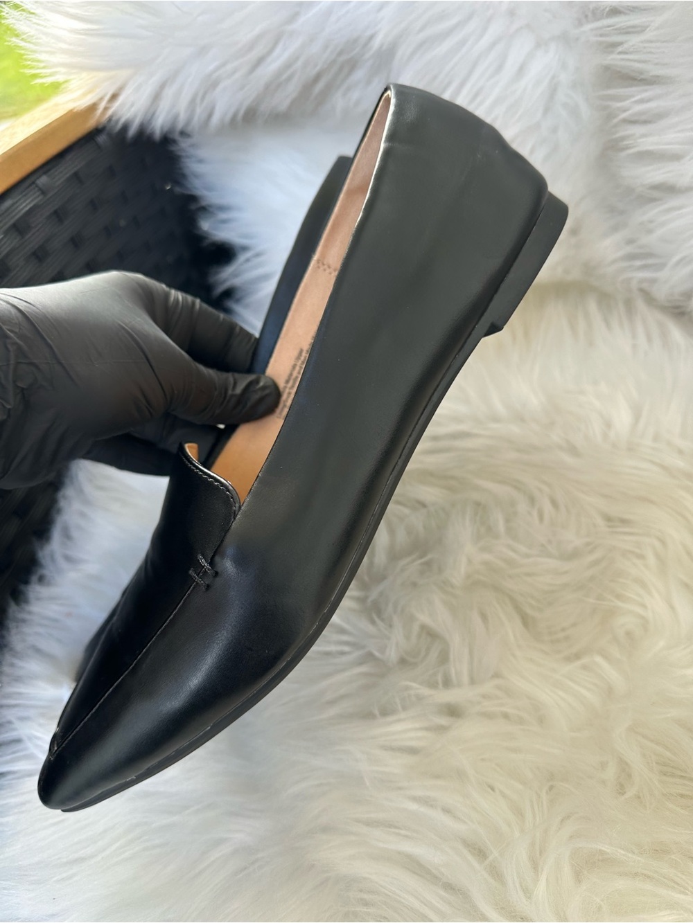 Women Black Slip-On Loafer